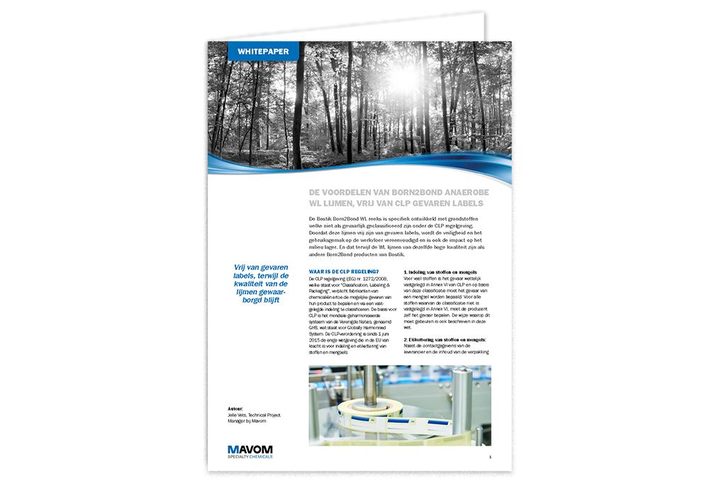 Whitepaper: Born2Bond™ anaerobe lijmen